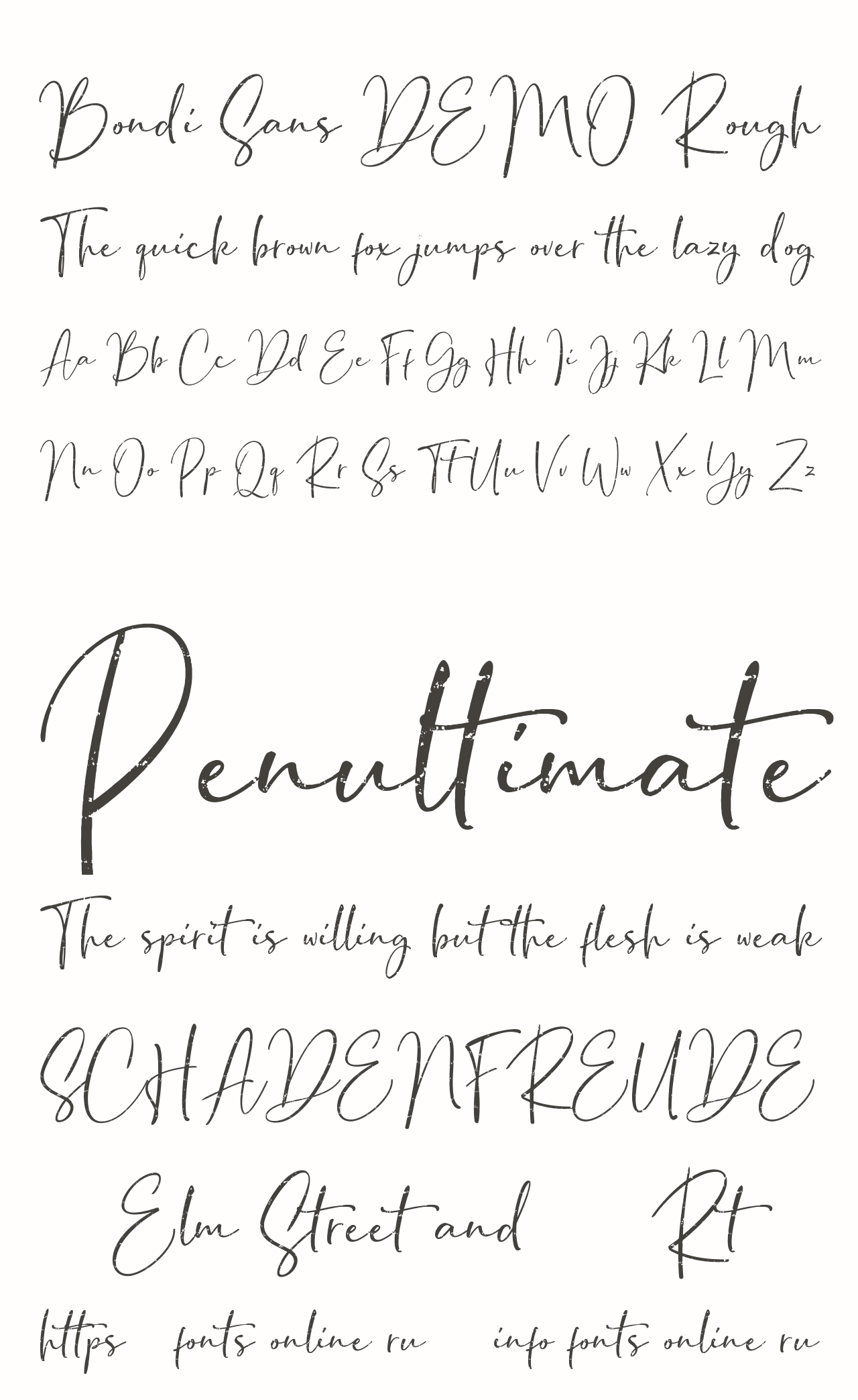 Bondi Sans DEMO Rough Free Font Download
